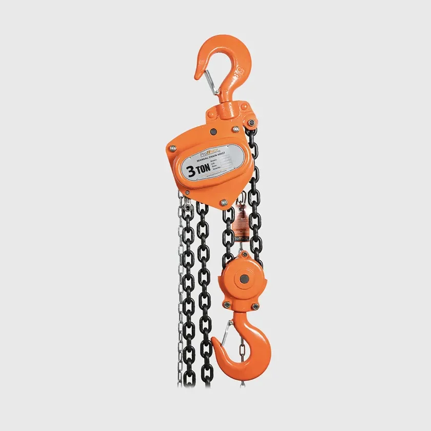 6600 lbs. 3 ton 30 ft Manual Chain Hoist G80 Black Tempered Chain PWTB300-30F