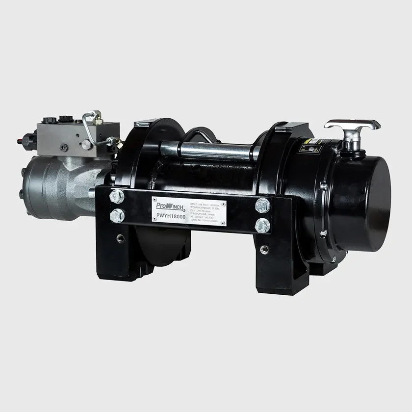 9 Ton Heavy Duty Hydraulic Winch 18000 lbs. PWYH18000