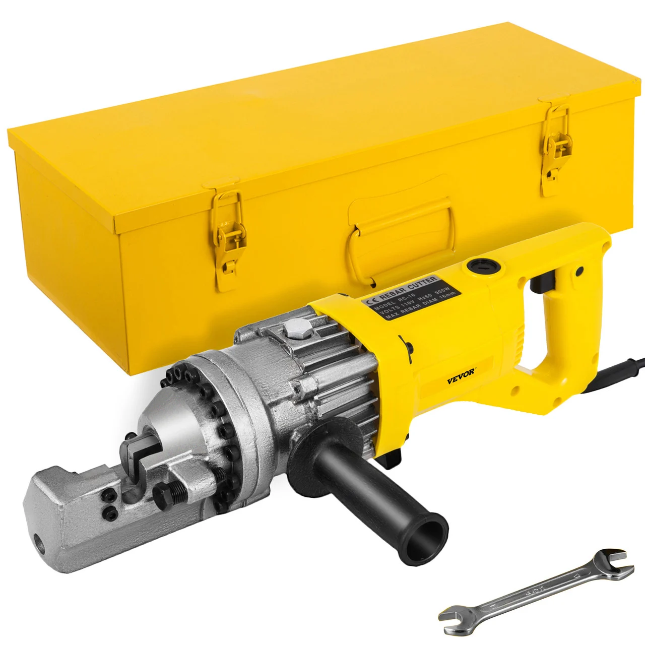 Portable 5/8" (16MM) #5 Rebar Cutter Metal Rod Cutting Electric 110V - 900W