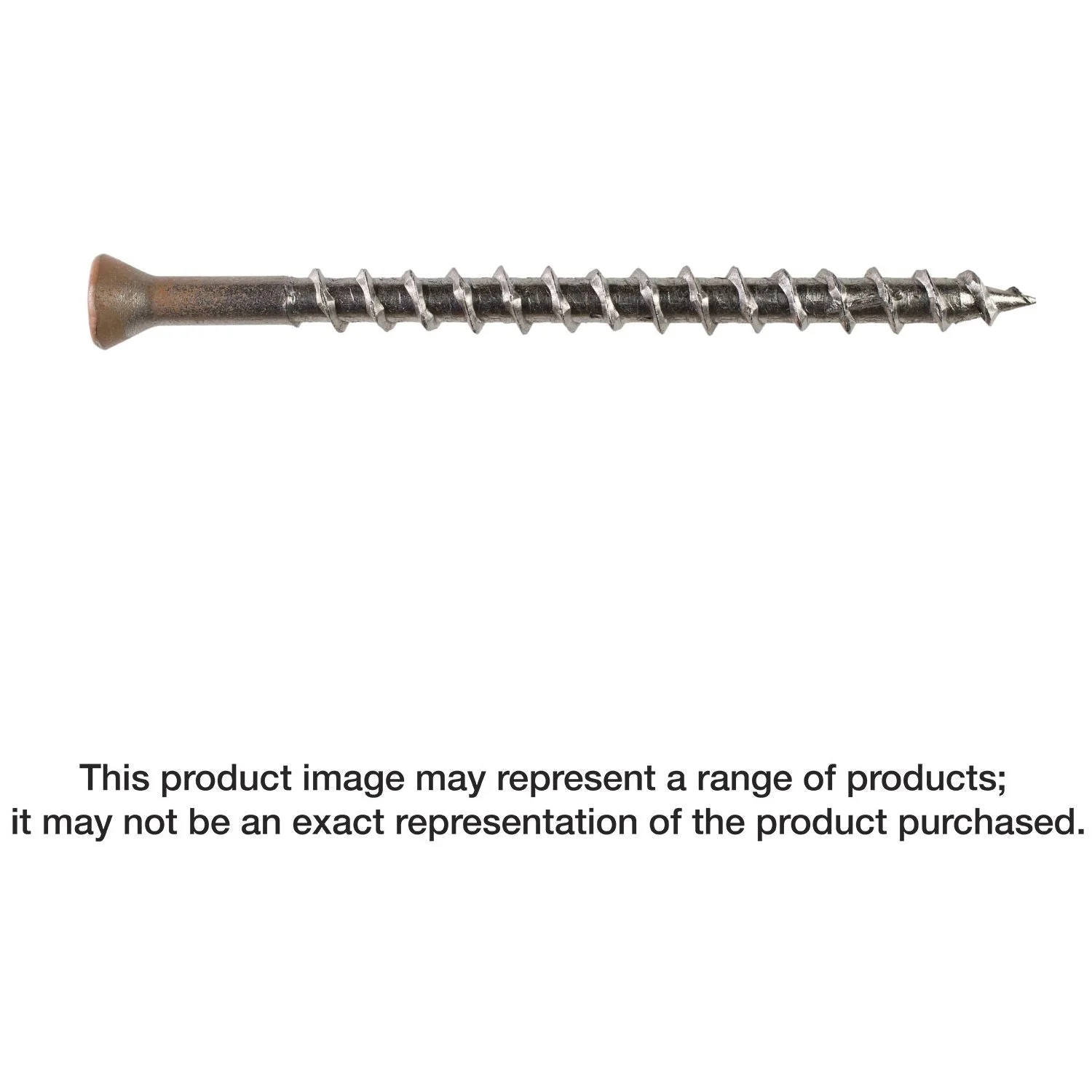 Simpson Strong-Tie S08250WCI Deck-Drive DWP WOOD SS Screw, #8 x 2-1/2-in. T20, Trim Head, Type 305, Tan 03, 1750-Pack