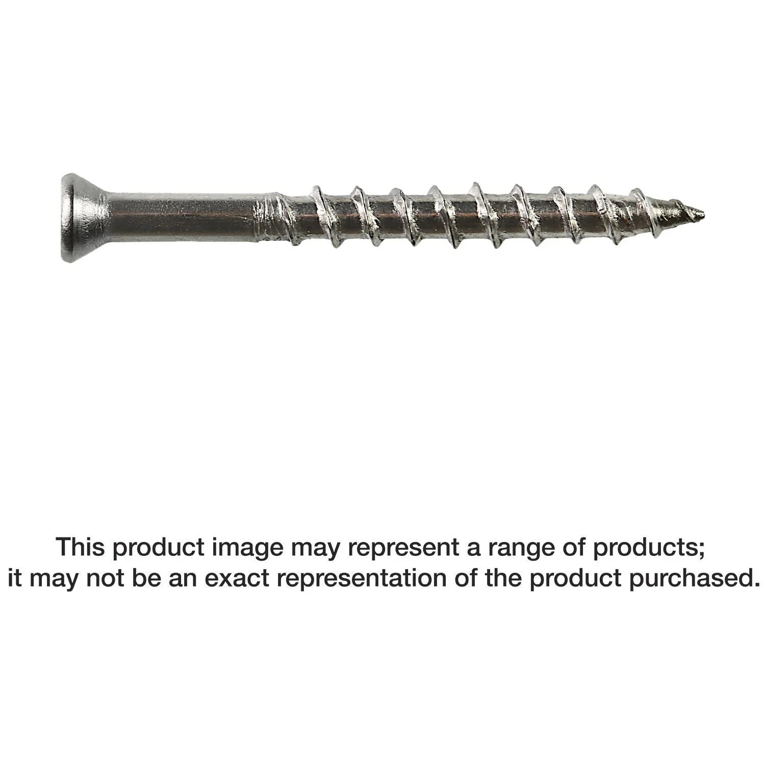 Simpson Strong-Tie S10300WPPGR Deck-Drive DWP WOOD SS Screw, #10 x 3-in. T25, Flat Head, Type 305, Gray, 350-Pack