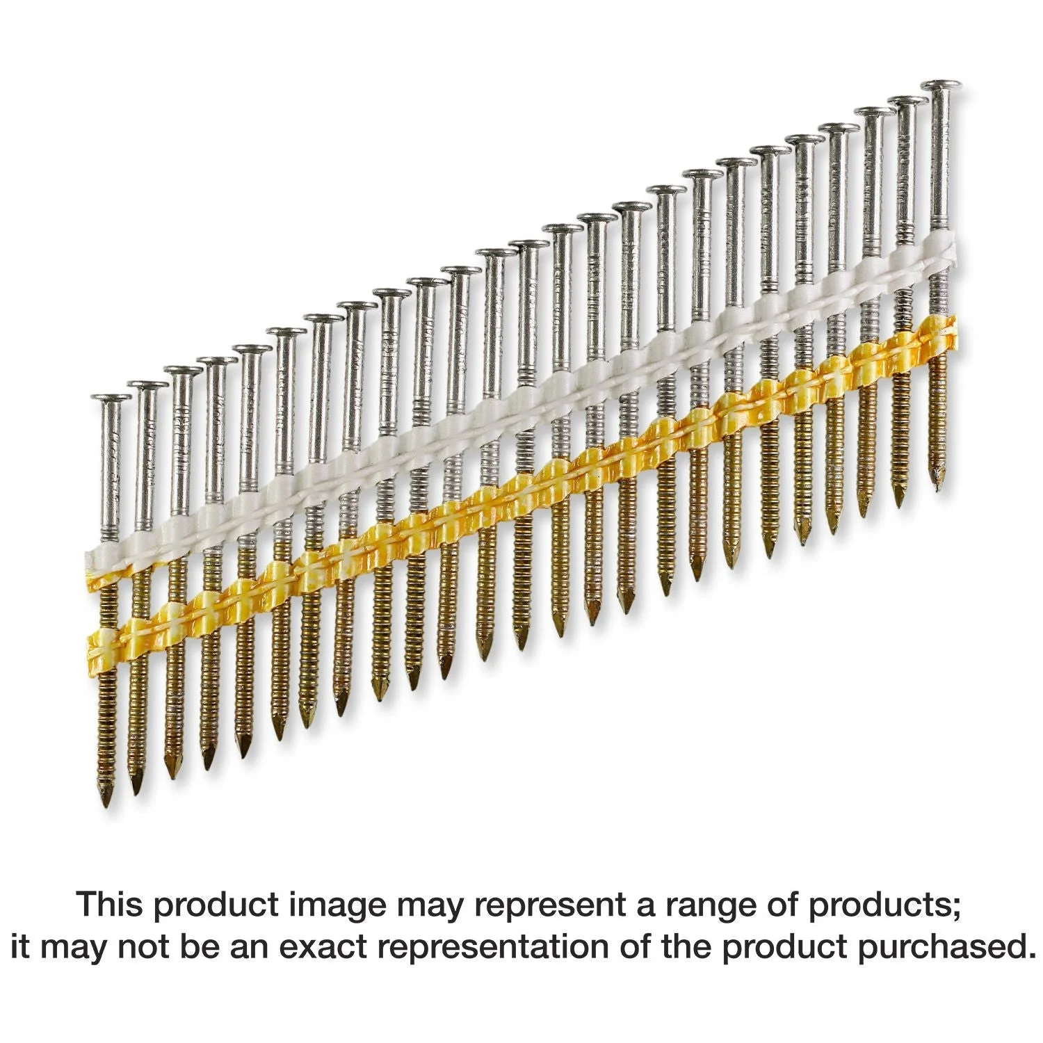 Simpson Strong-Tie S11A325CNJ 20°–22° Plastic Strip, Full Round Head, Ring-Shank Nail, 3-1/4-in. x 0.120-in. Type 304, 1000-Pack