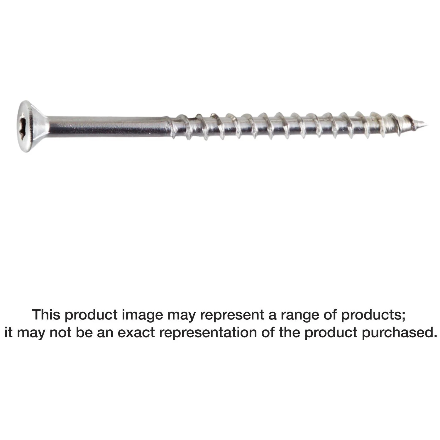 Simpson Strong-Tie S12400WP1 Strong-Drive DWP WOOD SS Screw, #12 x 4-in. T-27, Flat Head, Type 305, 1-lb.