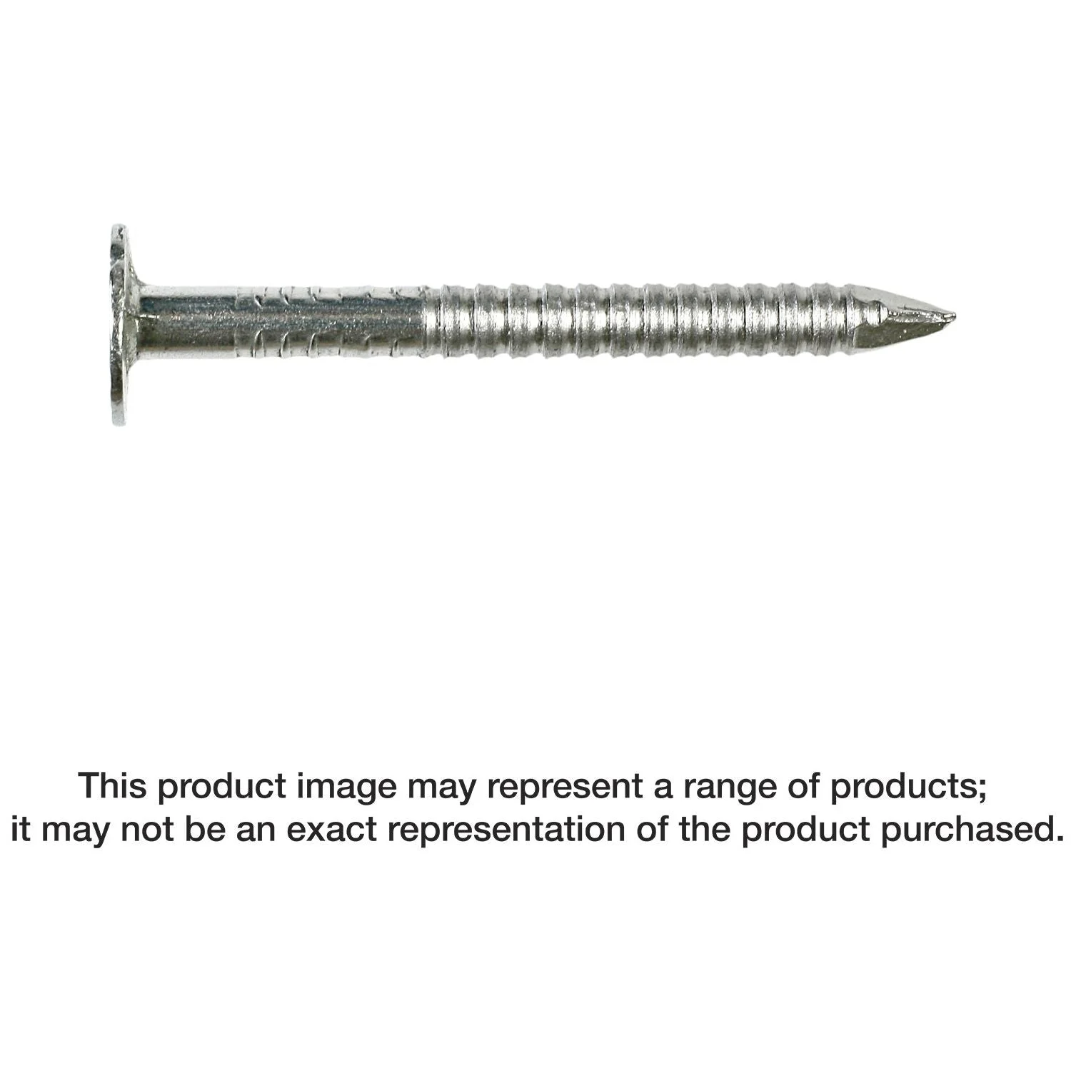 Simpson Strong-Tie S210ARNB Roofing Nail, Annular Ring Shank, 1-in. x .131-in. Type 304 Stainless Steel, 25-lb.