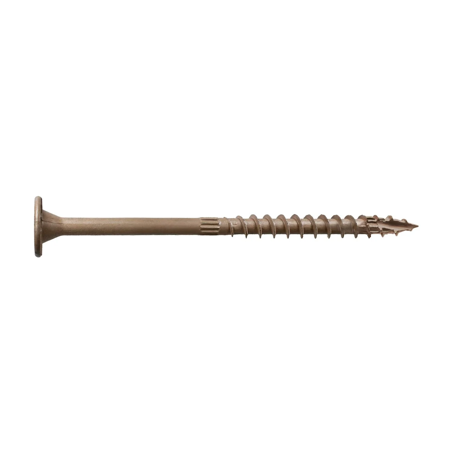 Simpson Strong-Tie Strong-Drive SDWS Timber Exterior Grade Screw, 0.220-in. x 5-in. T40, Tan, 250-Pack (SDWS22500DBMB)
