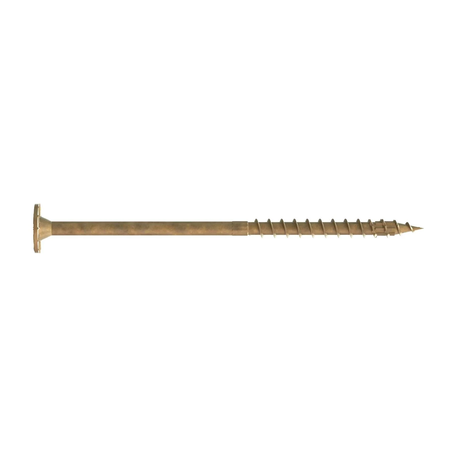 Simpson Strong-Tie Strong-Drive SDWS Timber Exterior Grade Screw, 0.220-in. x 6-in. T40, Tan, 50-Pack (SDWS22600DB-R50)
