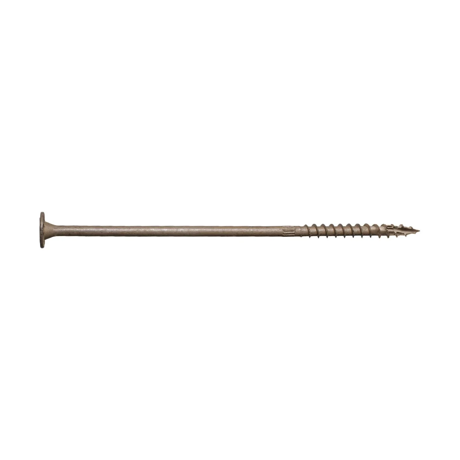 Simpson Strong-Tie Strong-Drive SDWS Timber Exterior Grade Screw, 0.220-in. x 8-in. T40, Tan, 250-Pack (SDWS22800DBMB)