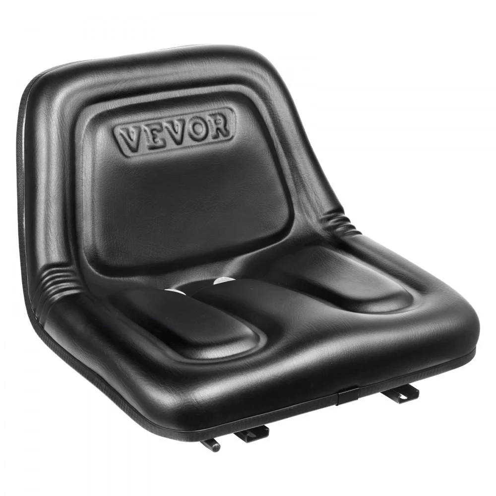 Universal Tractor Seat, Lawn Mower Seat with Micro Switch and Drainage Holes, 6.3-11.8 inch Extended Slot Tractor Seat for Tractor Loader Excavator
