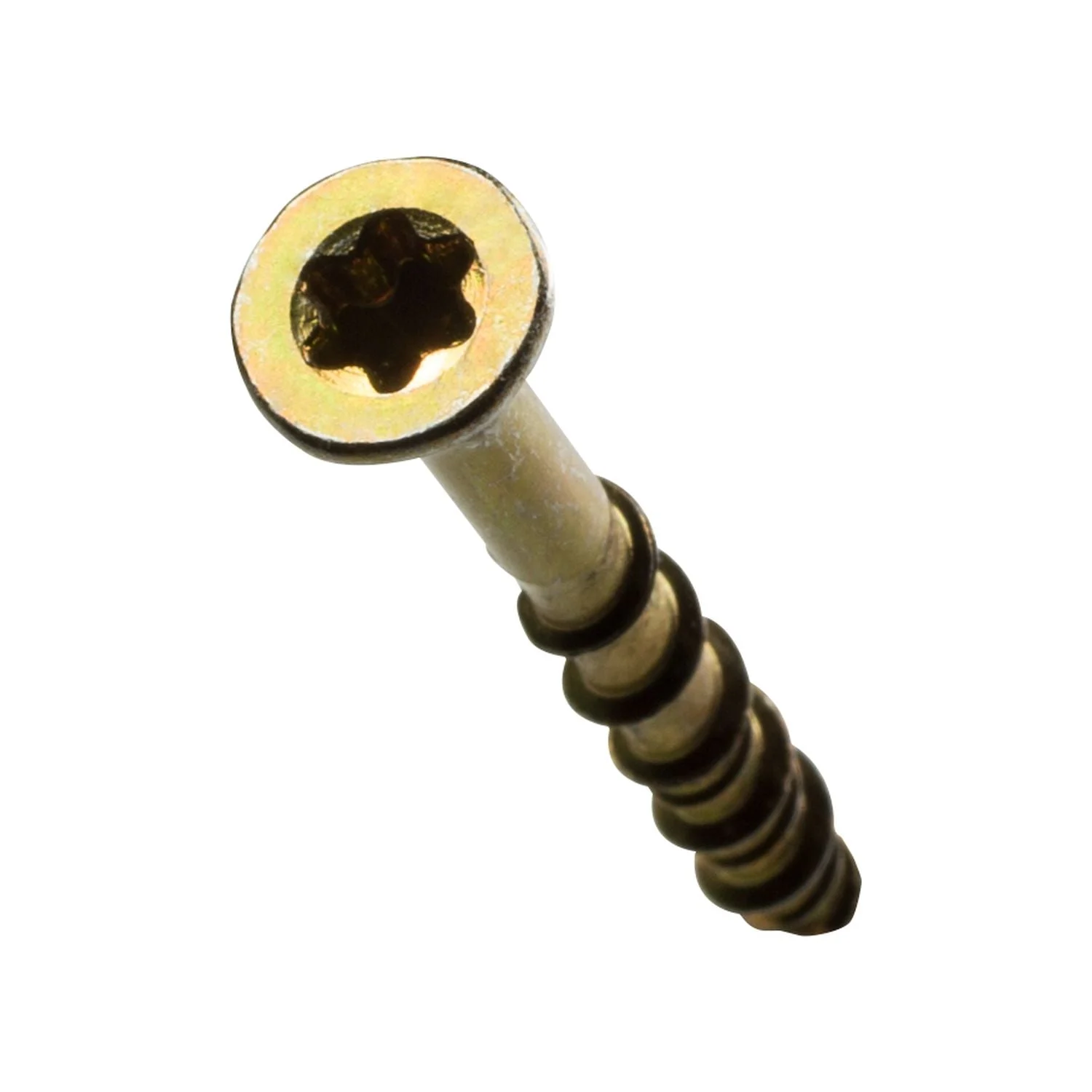 Simpson Strong-Tie Strong-Drive Subfloor Collated Screw, #9 x 2-1/2-in. T25, Yellow Zinc, 1500-Pack (WSV212S)