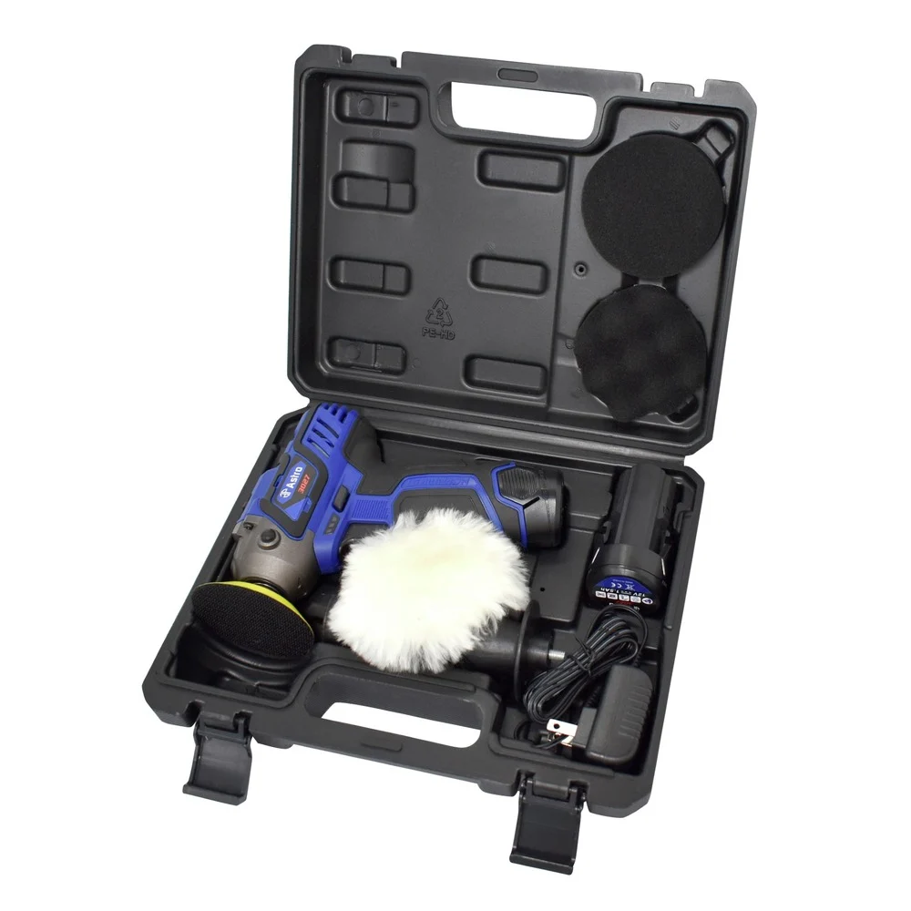 Astro Pneumatic 12V Lithium-Ion 3 in. Cordless Mini Pistol Polisher (1.5 Ah) - 3027