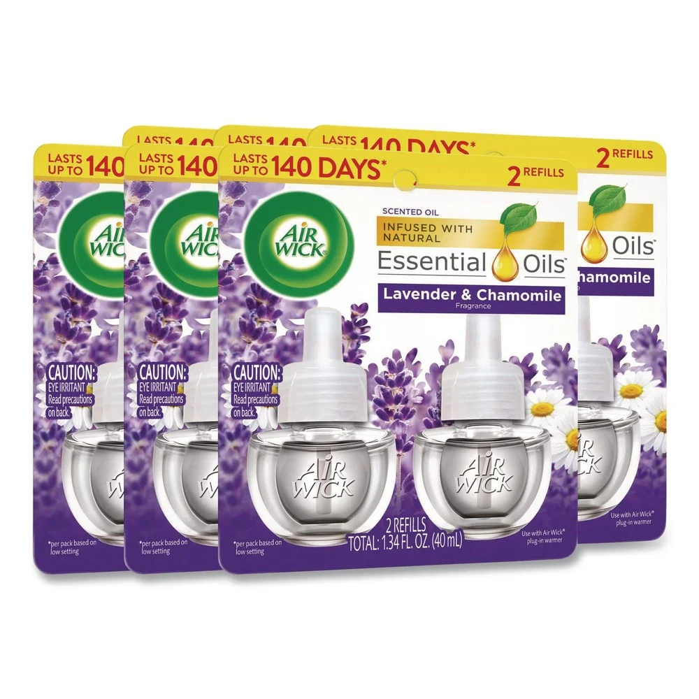 Air Wick 0.67 oz. Scented Oil Refill - Lavender and Chamomile (6/Carton)