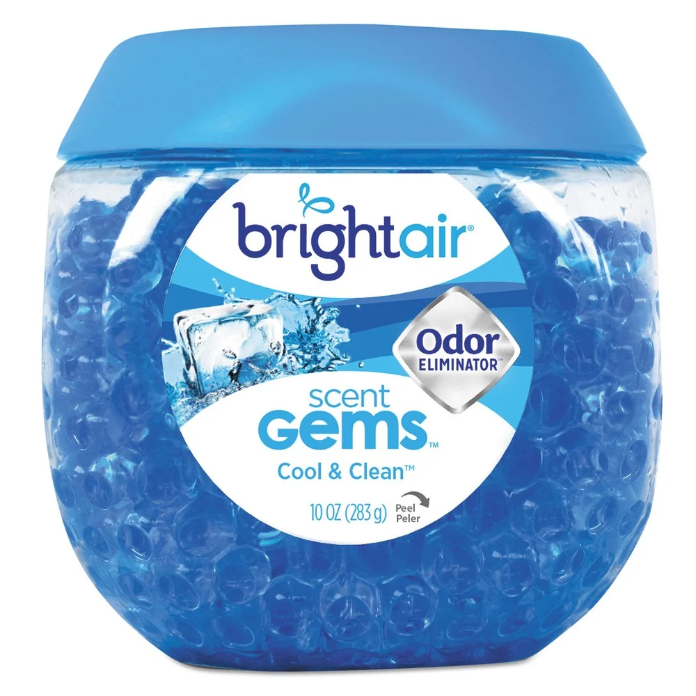 BRIGHT Air 10 oz. Scent Gems Odor Eliminator - Cool and Clean, Blue