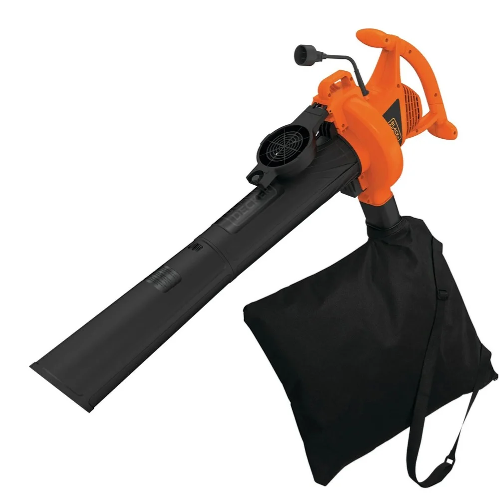 Black & Decker 12 Amp Up to 210 MPH 3-in-1 Electric Corded Leaf Blower/Vacuum/Mulcher