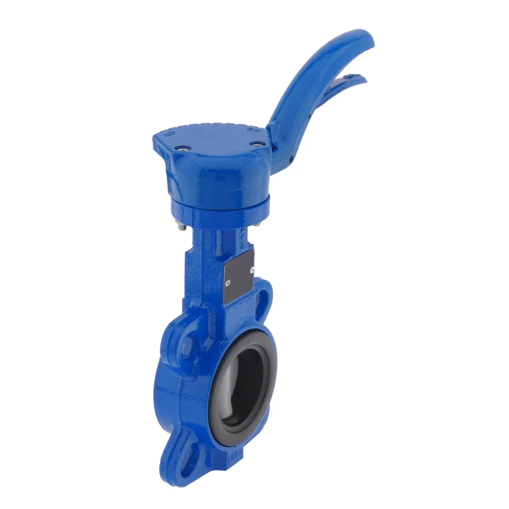 DN125 (5 inch) PN16 Wafer Butterfly Valve GG25-GGG40 polyamide-coated-EPDM
