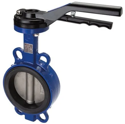 DN100 (4 inch) PN16 Wafer Butterfly Valve GG25-Stainless steel-NBR