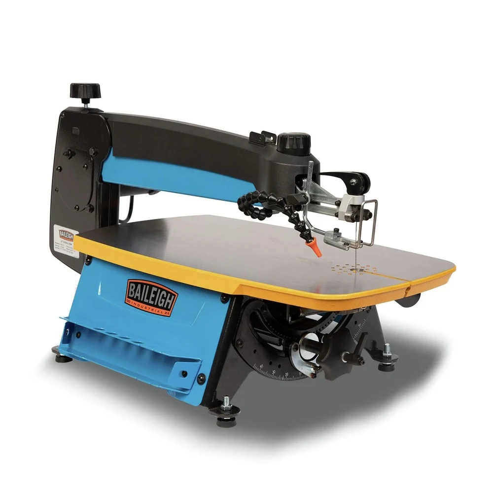 Baileigh Industrial BSS-22 120V 400 -1550 SPM Variable-Speed 22-3/8 in. Throat Cast Iron Table Scroll Saw with Foot Pedal - BA9-1231862