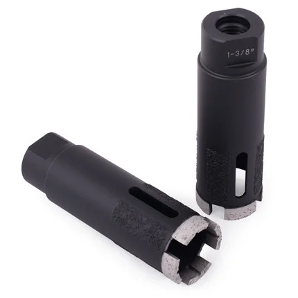Diamond Vantage 2-1/4 x 5/8-11 Supreme Segmented Stone Core Bit w-SP Alt Seg (Black)