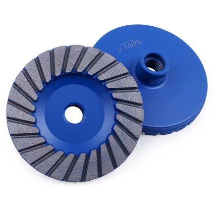 Diamond Vantage 6 x 5/8-11 inch Turbo Stone Cup Wheel, COARSE Grit