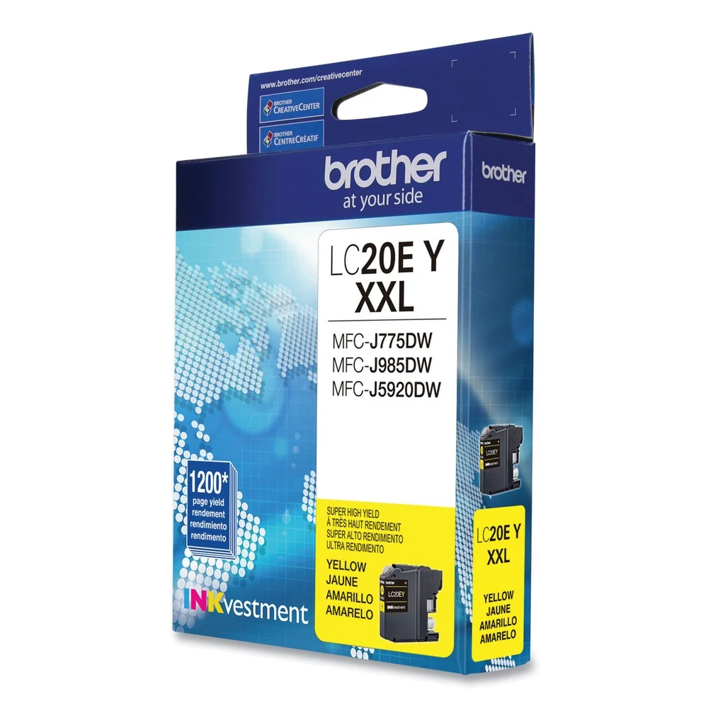 Brother INKvestment 1,200 Page-Yield Super High-Yield Ink - Yellow