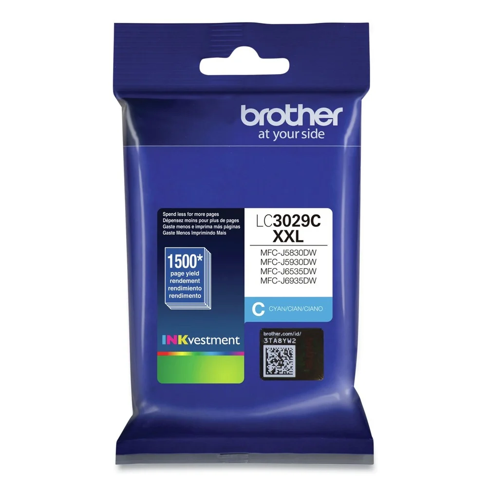 Brother INKvestment 1,500 Page-Yield Super High-Yield Ink - Cyan