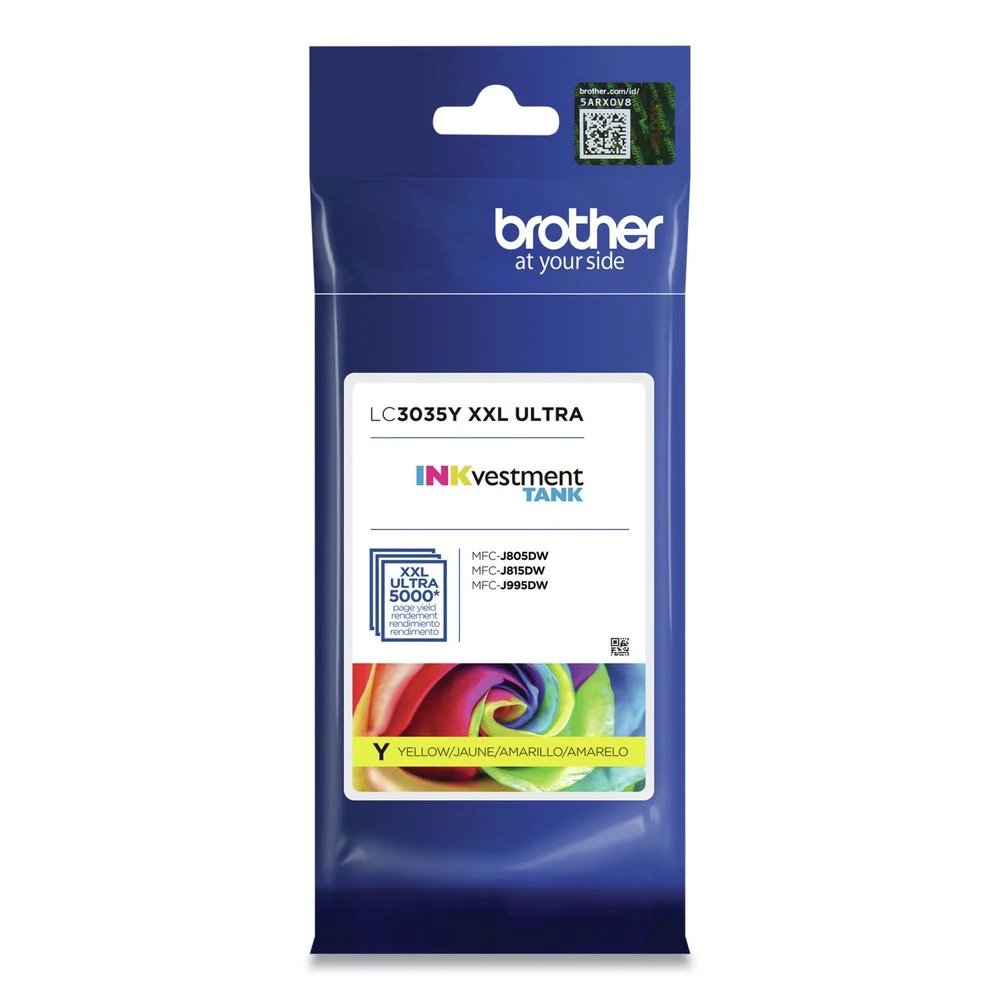 Brother 5000 Page-Yield INKvestment Ultra High-Yield Ink - Yellow