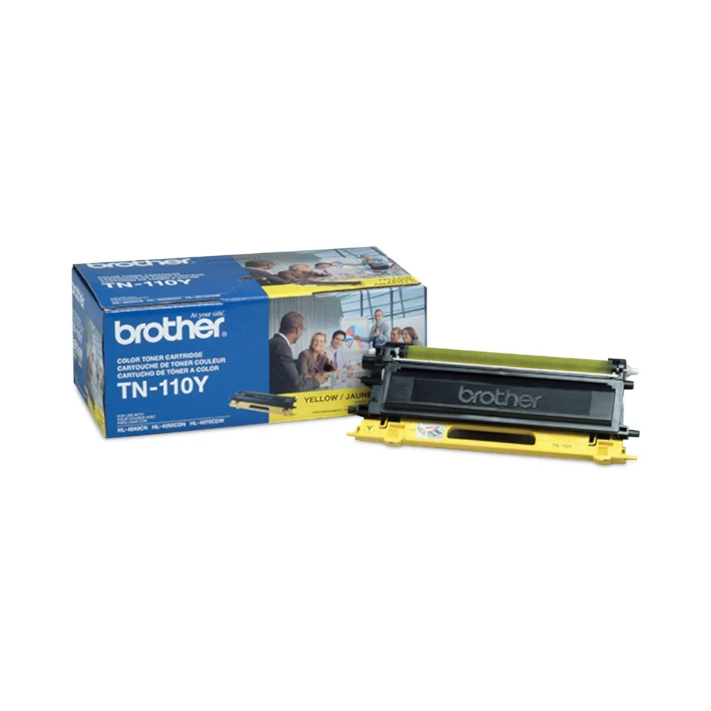 Brother TN110Y 1500 Page-Yield Toner - Yellow