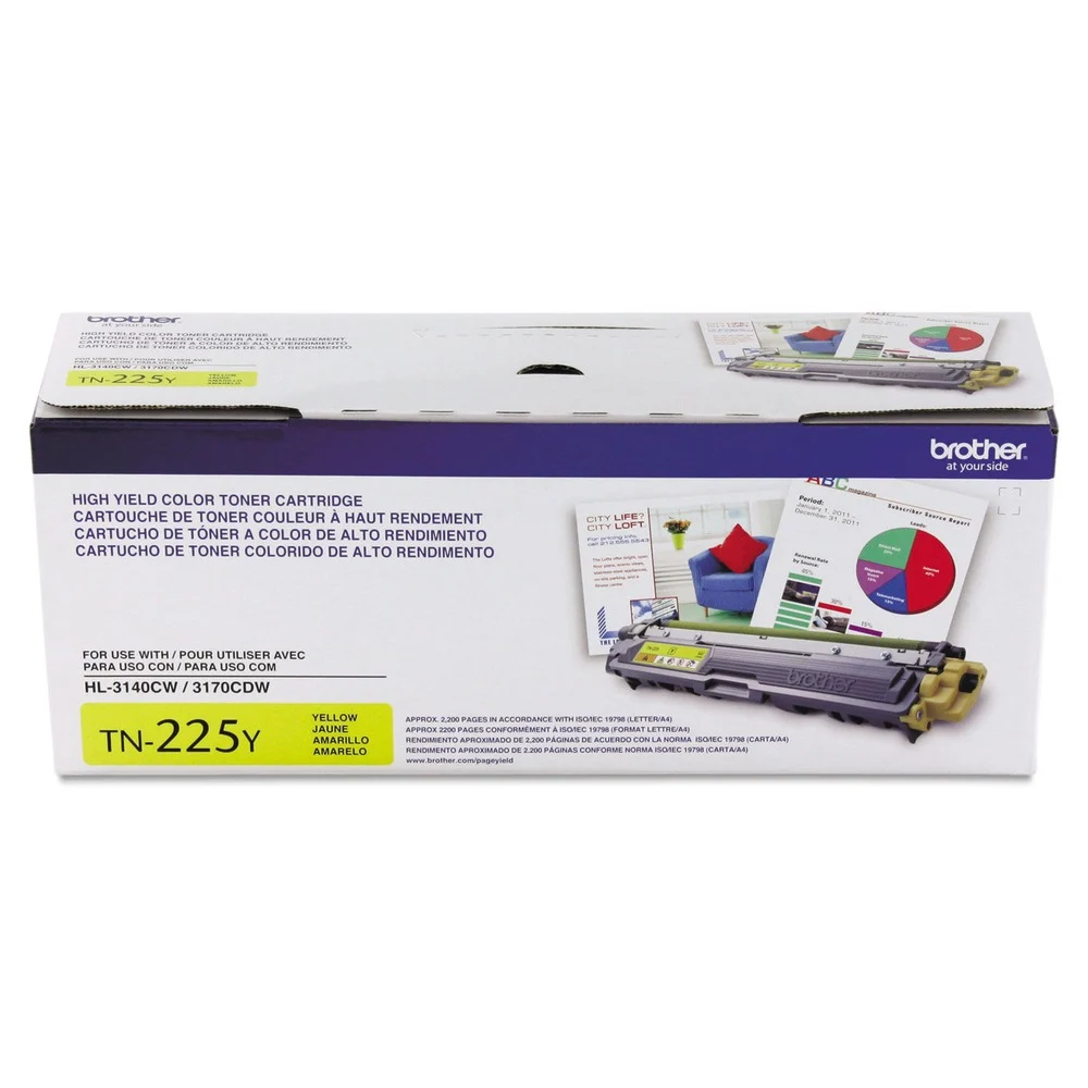 Brother 2200 Page-Yield High-Yield Toner - Yellow