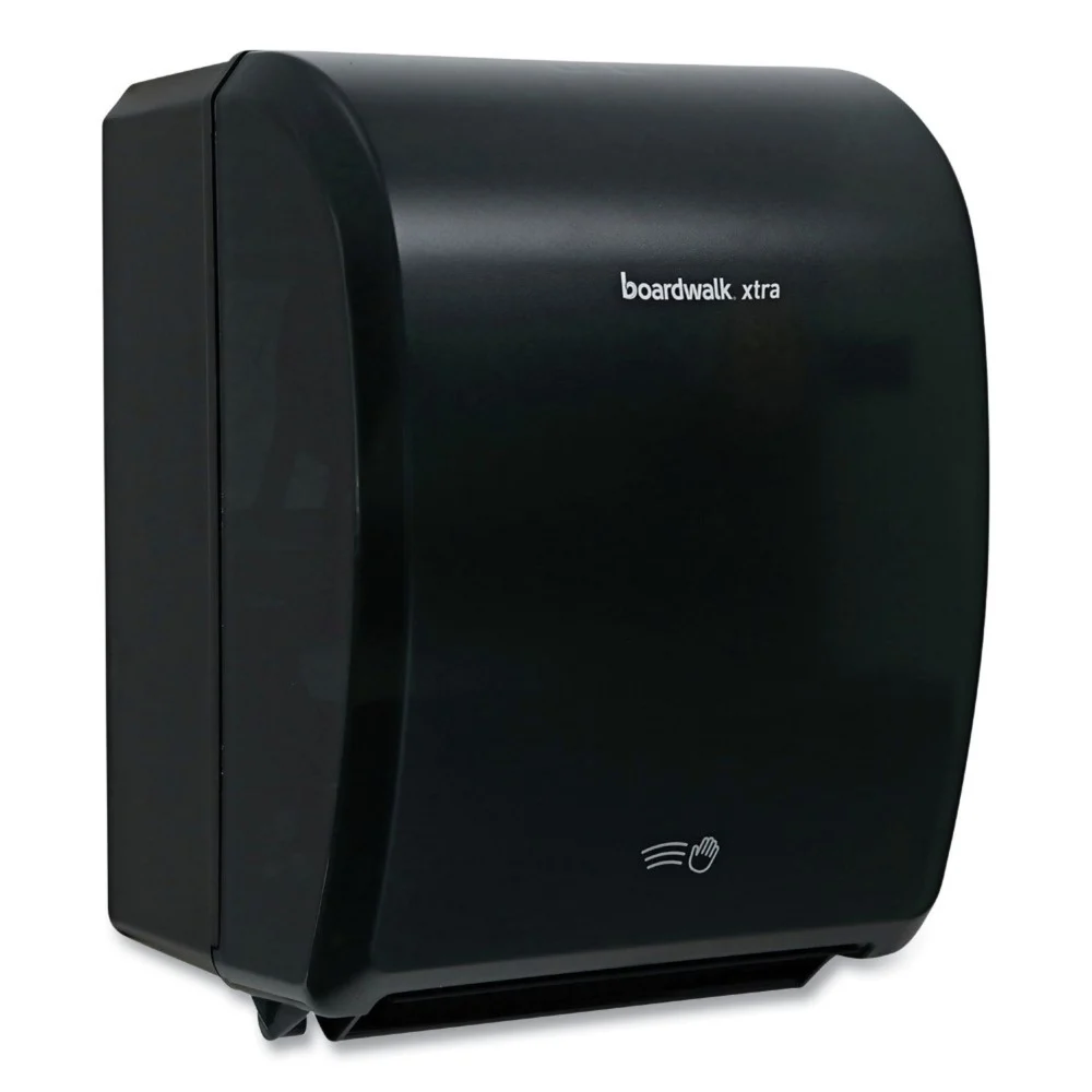 Boardwalk BWK33GREEN 12.31 in. x 9.31 in. x 15.94 in. Xtra Electronic Hand Towel Dispenser - Black (1-Carton)