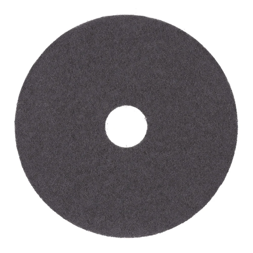 Boardwalk BWK4015BLA 15 in. Diameter Stripping Floor Pads - Black (5/Carton)