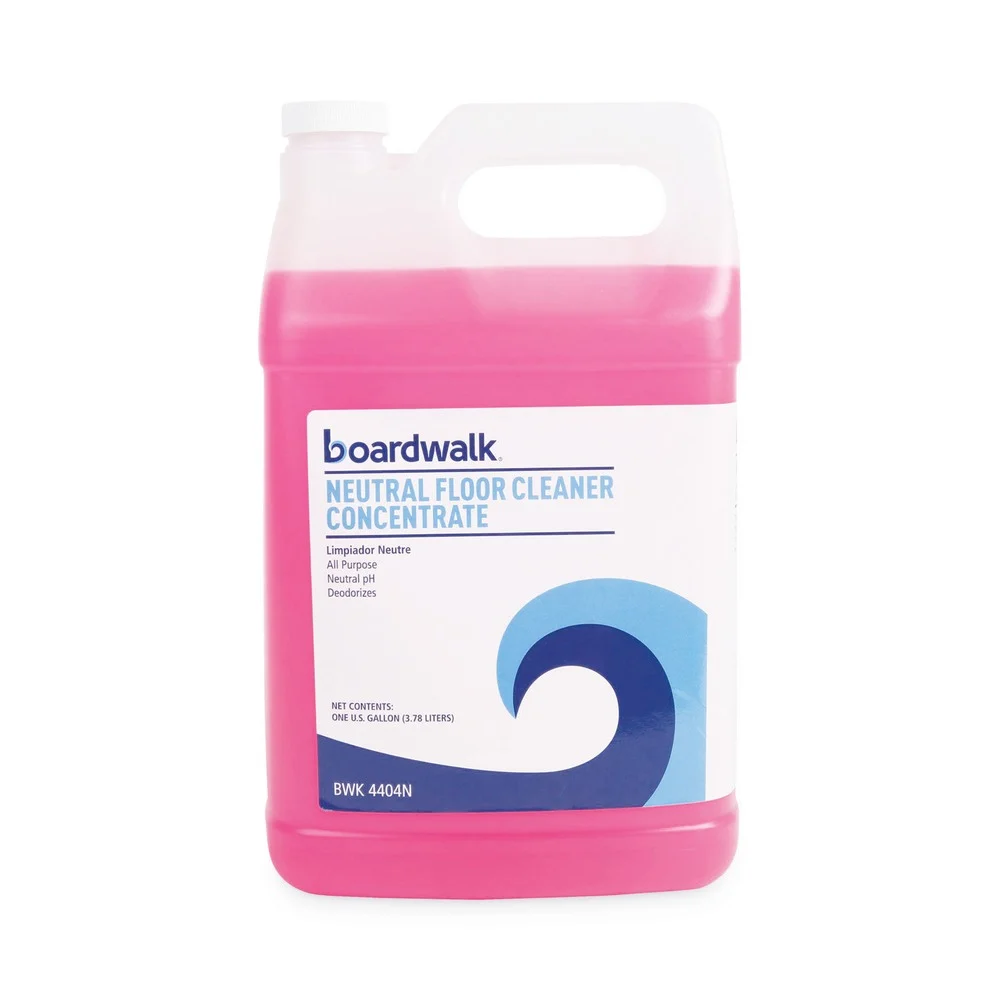 Boardwalk 1 Gallon Neutral Floor Cleaner Concentrate - Lemon Scent