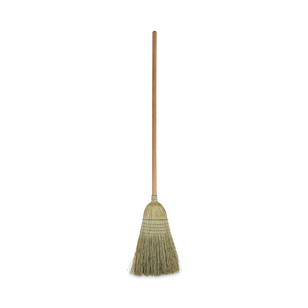 Boardwalk 60 in. Corn Brooms - Black/Natural (6/Carton)