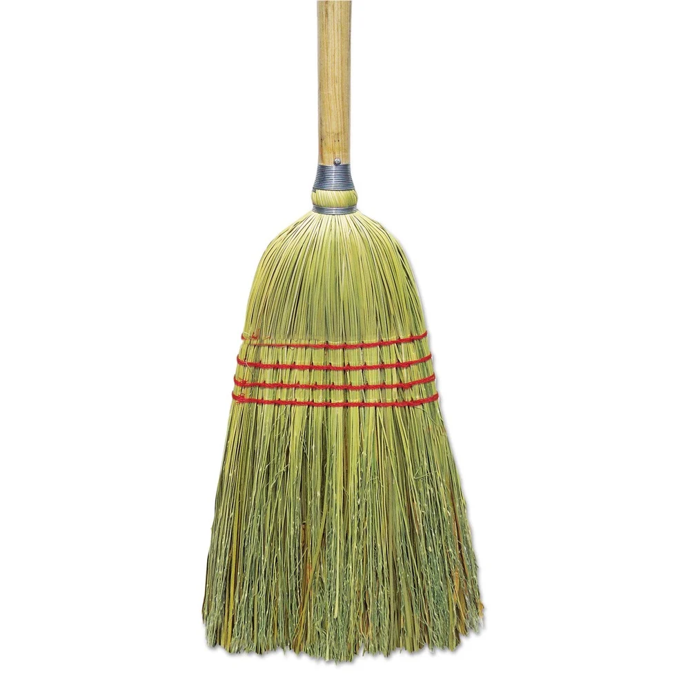 Boardwalk BWKBR10012 56 in. Corn/Fiber Broom - Natural (6/Carton)