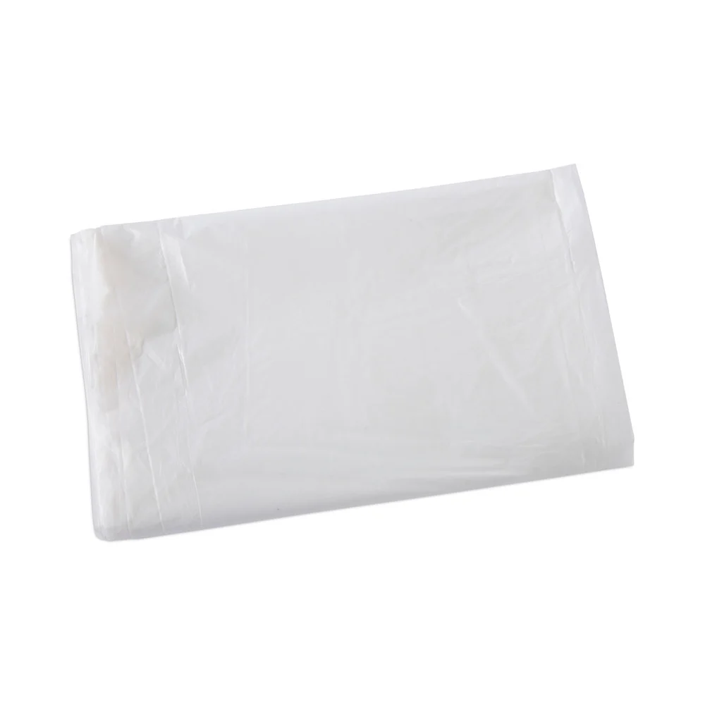Boardwalk Z6640VNK 33 in. x 40 in. 33 gal. 16 mic High Density Industrial Can Liners Flat Pack - Natural (200/Carton)