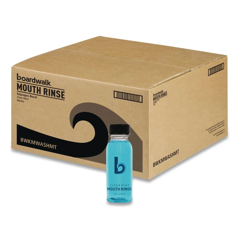 Boardwalk 30 mL Mouth Rinse - Mint Flavor (180/Carton)
