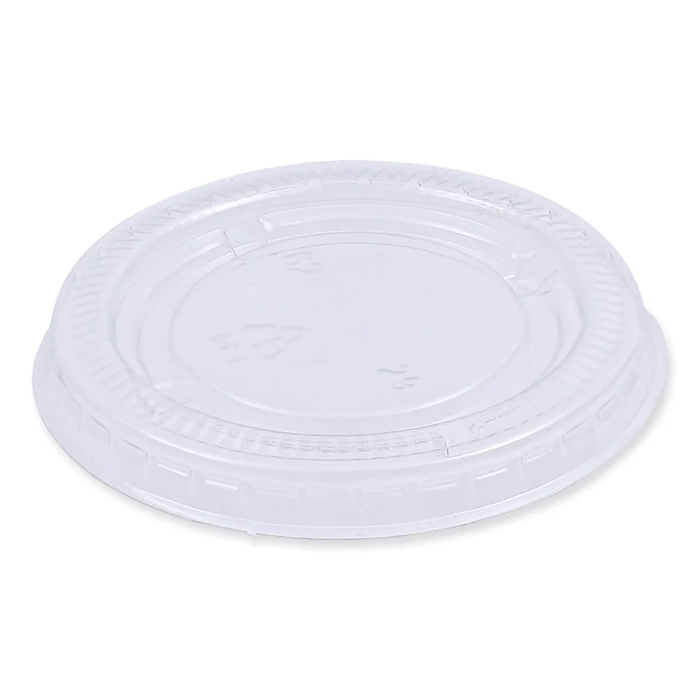 Boardwalk 2 oz. Souffle/Portion Cup Lids - Clear (2500/Carton)