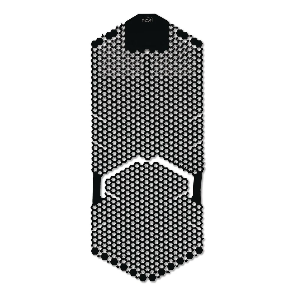 Boardwalk 5.22 oz Vertical Urinal Screen - Midnight Coast Scent/Black (6/Carton)