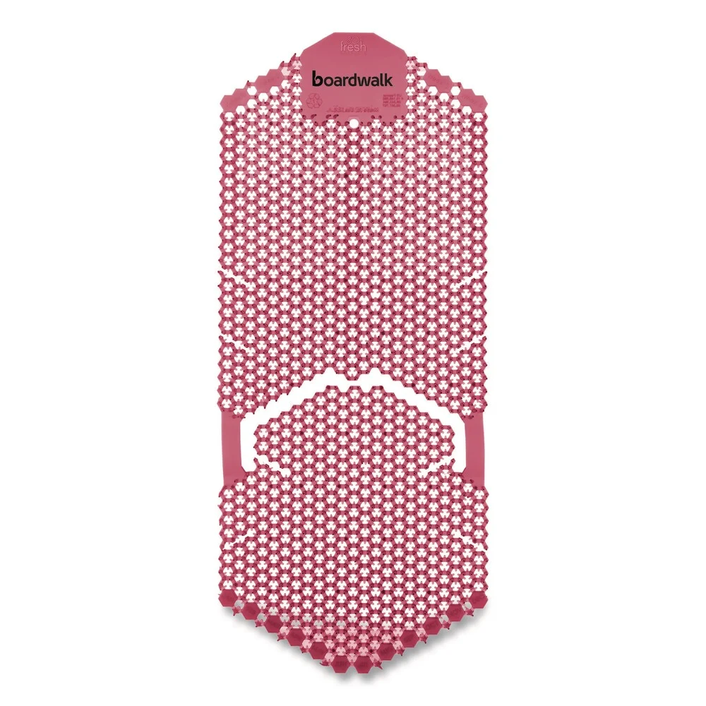 Boardwalk TSU-P-006I006I-01-AAS80 5.22 oz Vertical Urinal Screen - Spiced Apple Scent/Red (6/Carton)