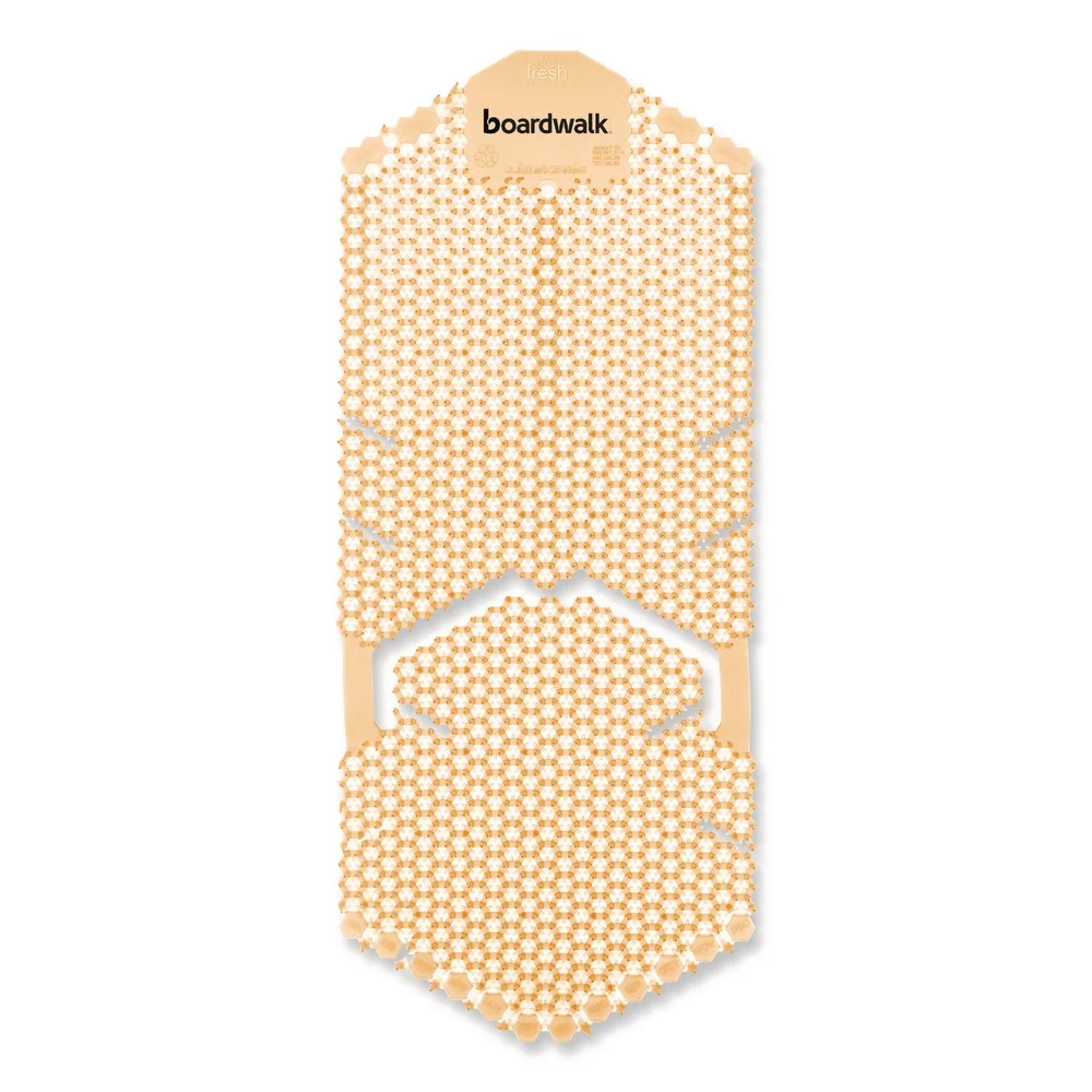 Boardwalk 5.22 oz Vertical Urinal Screen - Summer Sunshine Scent/Yellow (6/Carton)