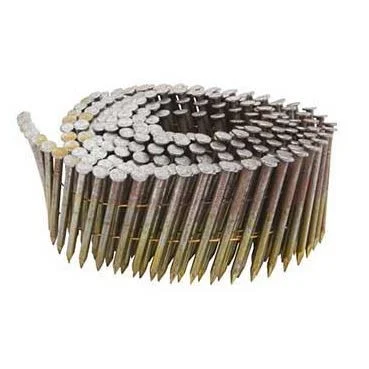 BOSTITCH Siding Nails, Wire Collated Coil, Thickcoat Galvanized, Round Head, 15-Degree