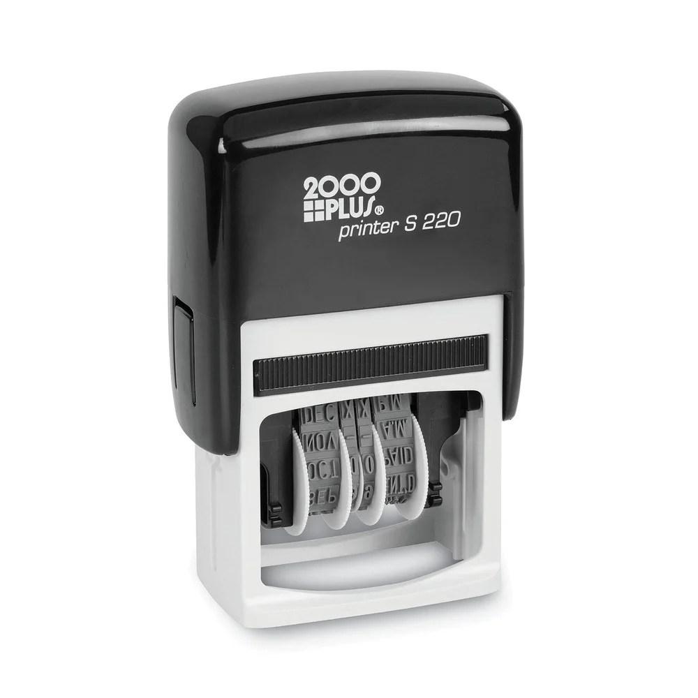 COSCO 2000PLUS Self-Inking Economy Dater - Black
