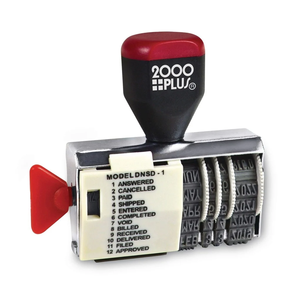 COSCO 2000PLUS 1.5 x 0.13 Five-Year 12 Phrases Dial-N-Stamp