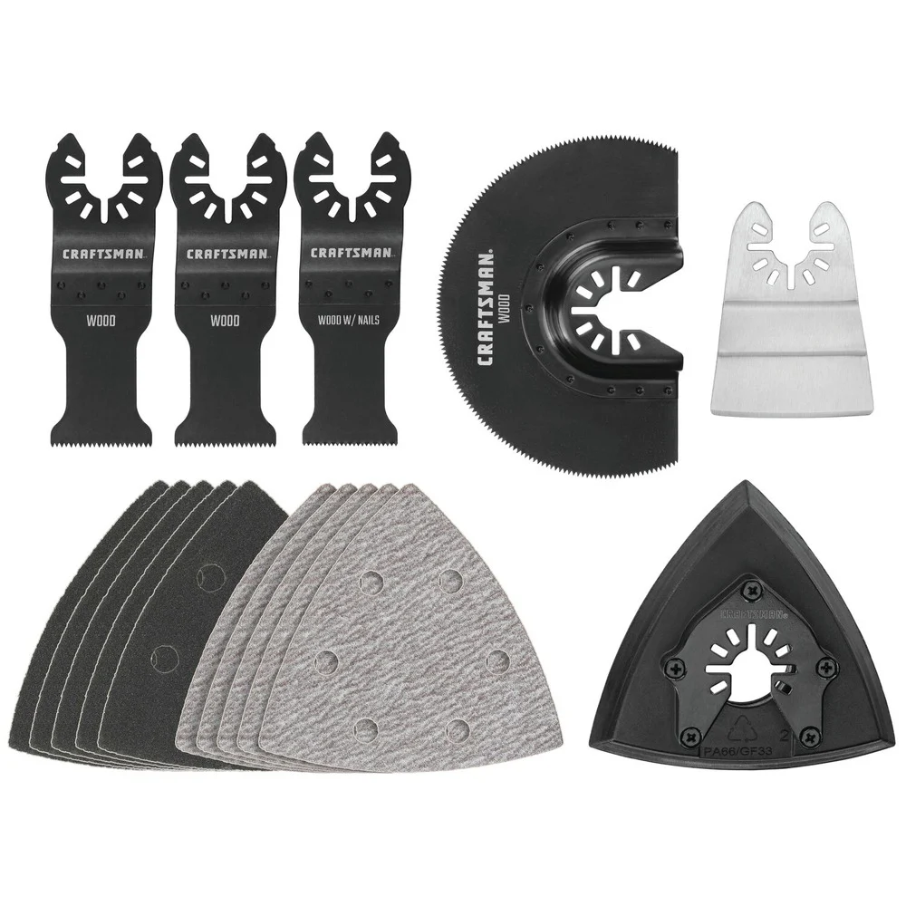 Craftsman (16-Piece) General Purpose Oscillating Tool Accessory Set with Case