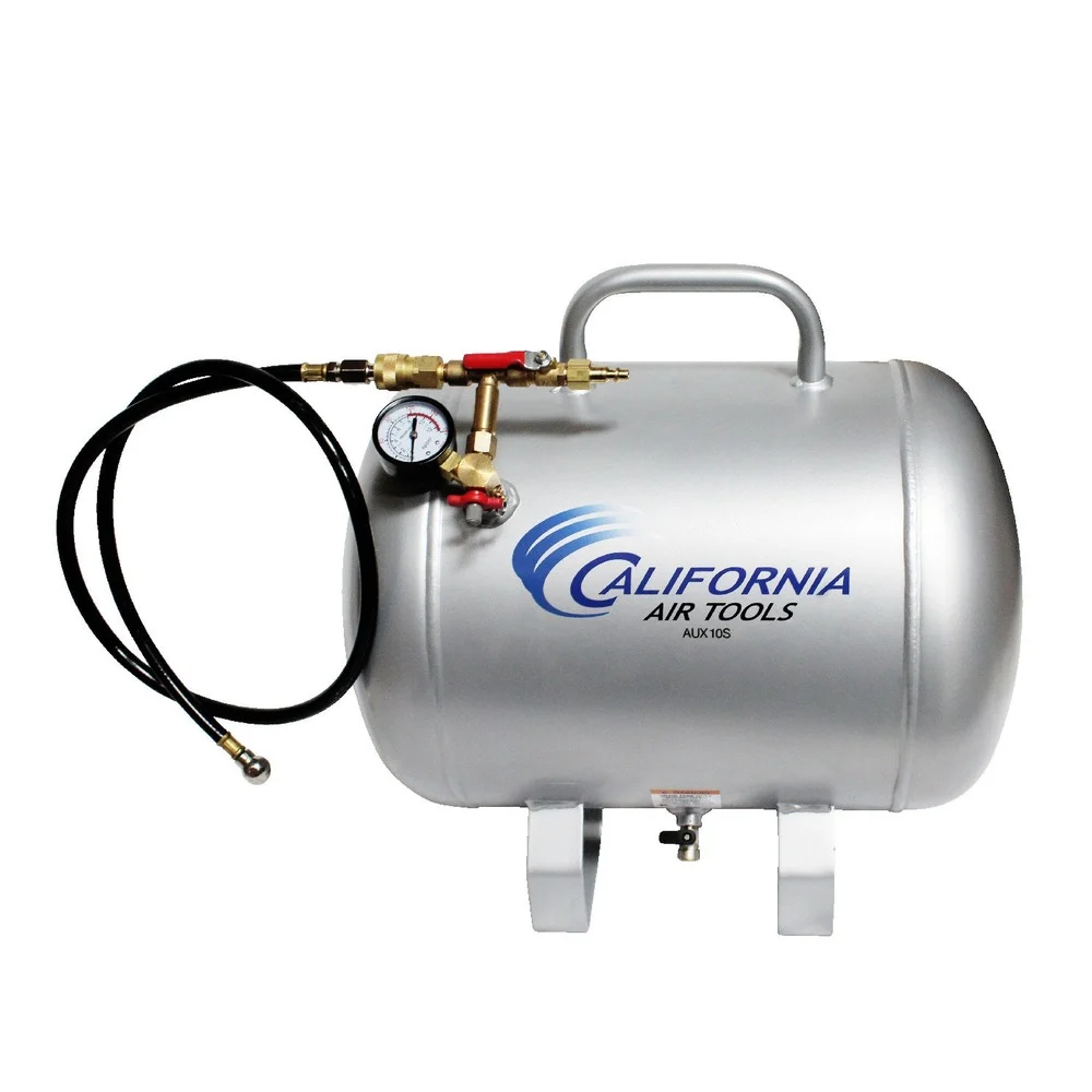 California Air Tools 10 Gallon 125 PSI Steel Portable Air Compressor Tank