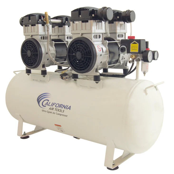 California Air Tools 20040CAD 4 HP 20 Gallon Ultra Quiet and Oil-Free Steel Tank Hot Dog Air Compressor - CAT-20040CAD