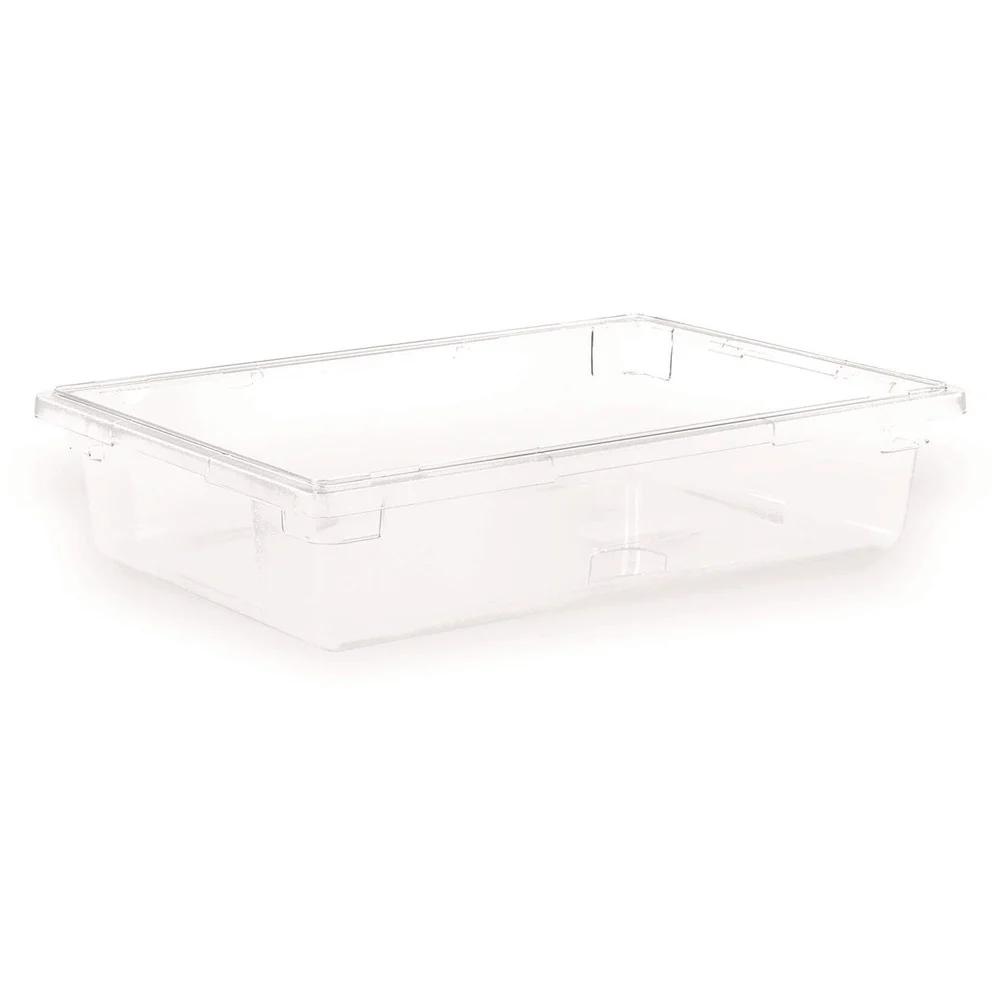 Carlisle 1062107 18 in. x 26 in. x 6 in. 8.5 gal. StorPlus Polycarbonate Plastic Food Storage Container - Clear
