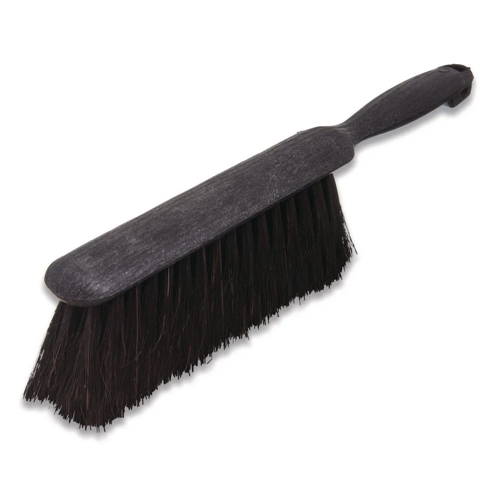 Carlisle 8 in. Horsehair Blend Bristles Counter/Radiator Brush - Black