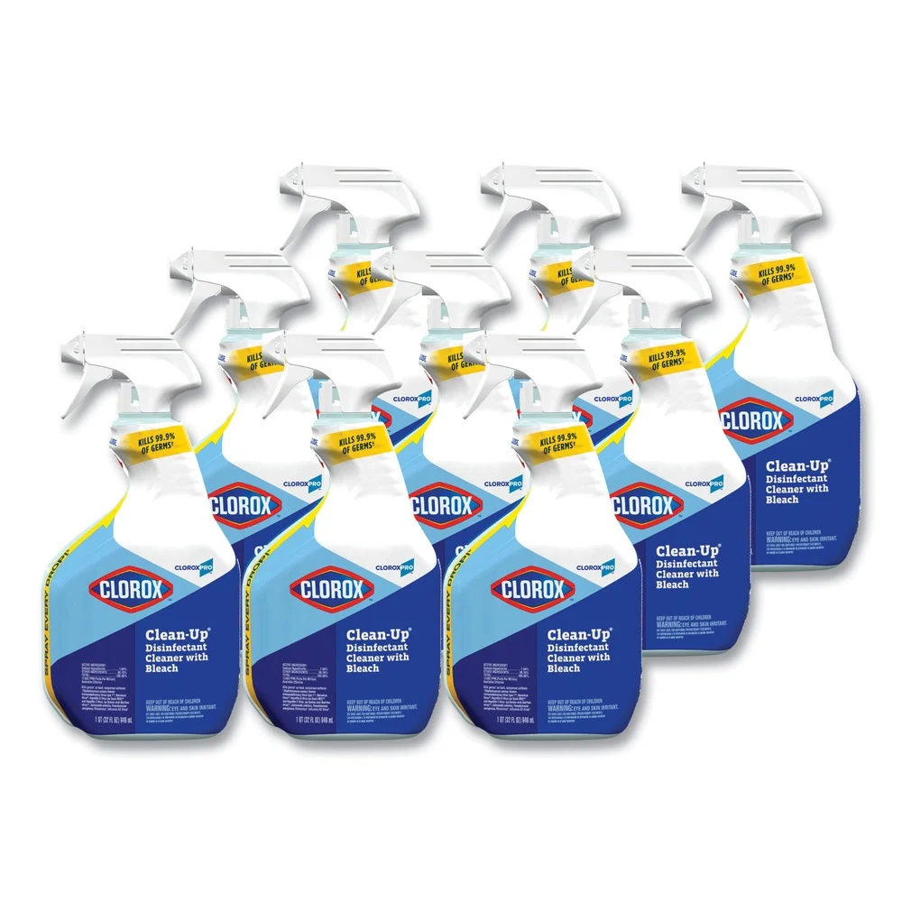 Clorox 32 oz. Clean-Up Disinfectant Cleaner with Bleach (9/Carton)