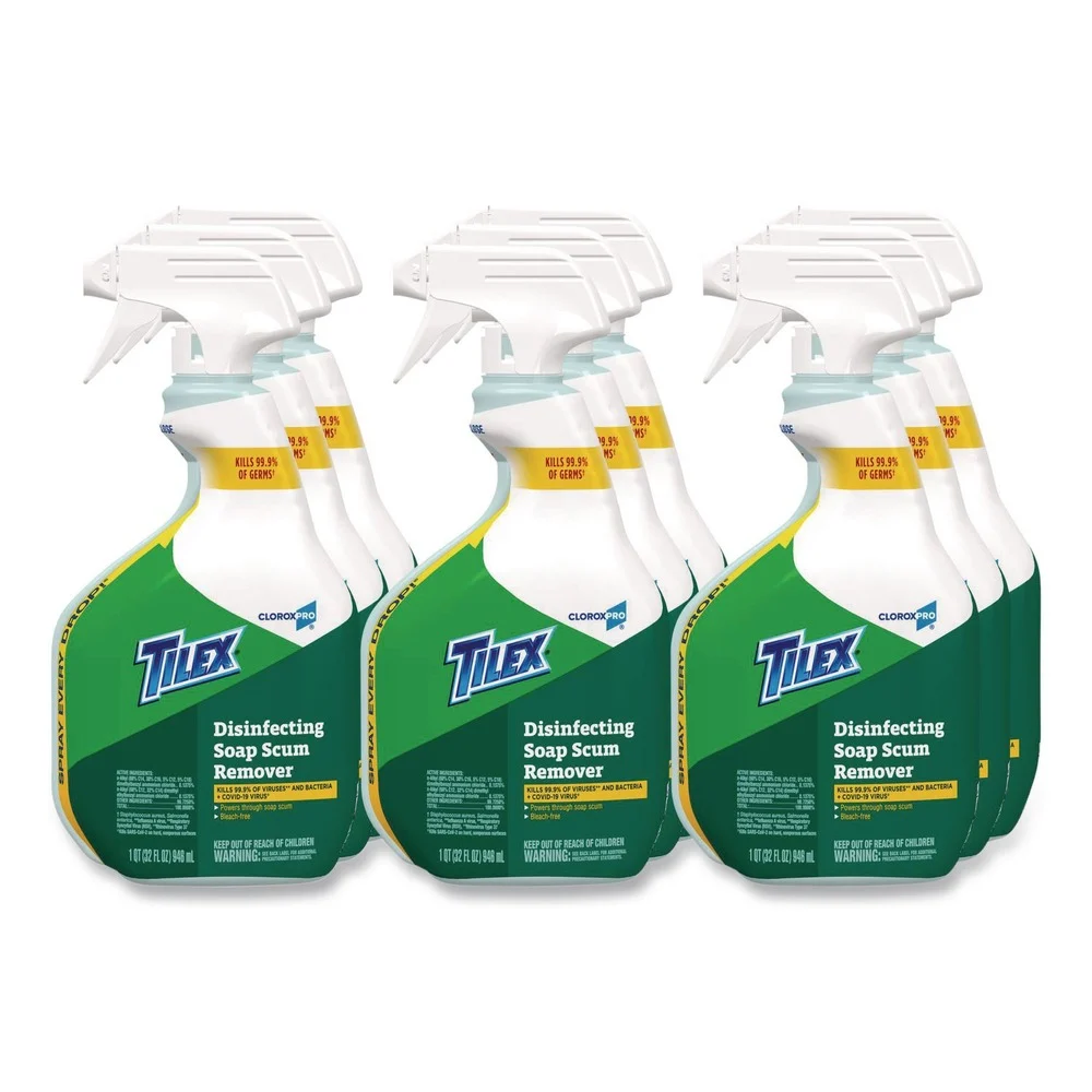 Tilex 32 oz. Smart Tube Spray Soap Scum Remover And Disinfectant (9/Carton)