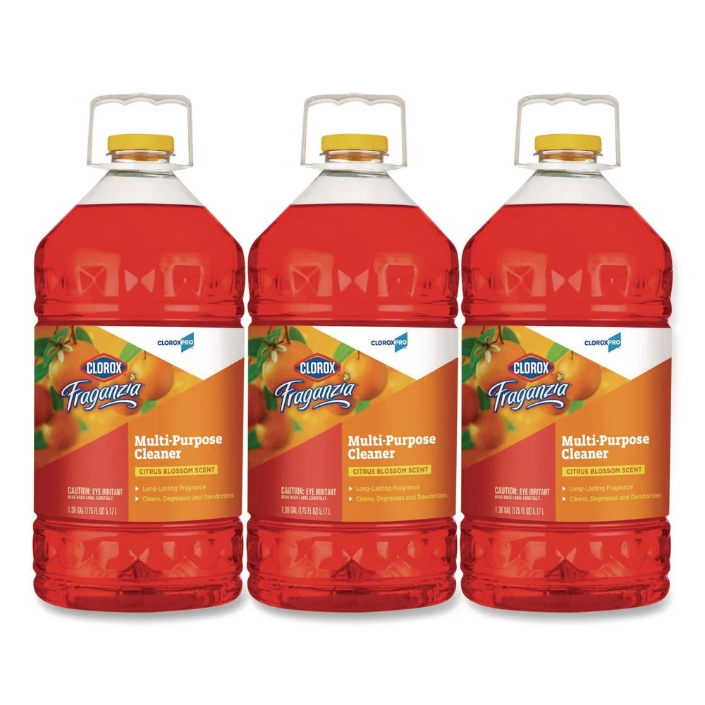 Clorox 175 oz. Bottle CloroxPro Fraganzia Multi-Purpose Cleaner - Citrus Blossom Scent (3/Carton)