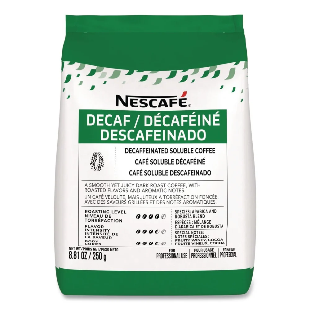 Nescafe 8.81 oz Bulk Decaf Ground Coffee - Arabica (4/Carton)